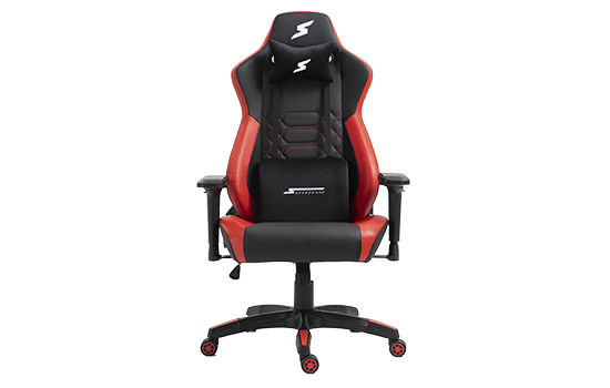  Cadeira Gamer SuperFrame Kong Preto e vermelha